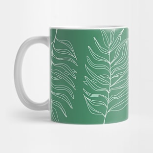 Tropical Leaves Pattern Mug